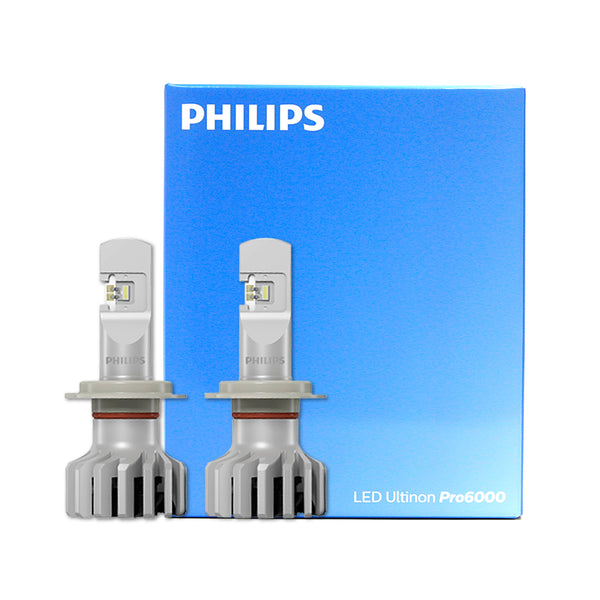 H7: Philips 11972U6000X2 Ultinon PRO6000 LED Bulbs – HID