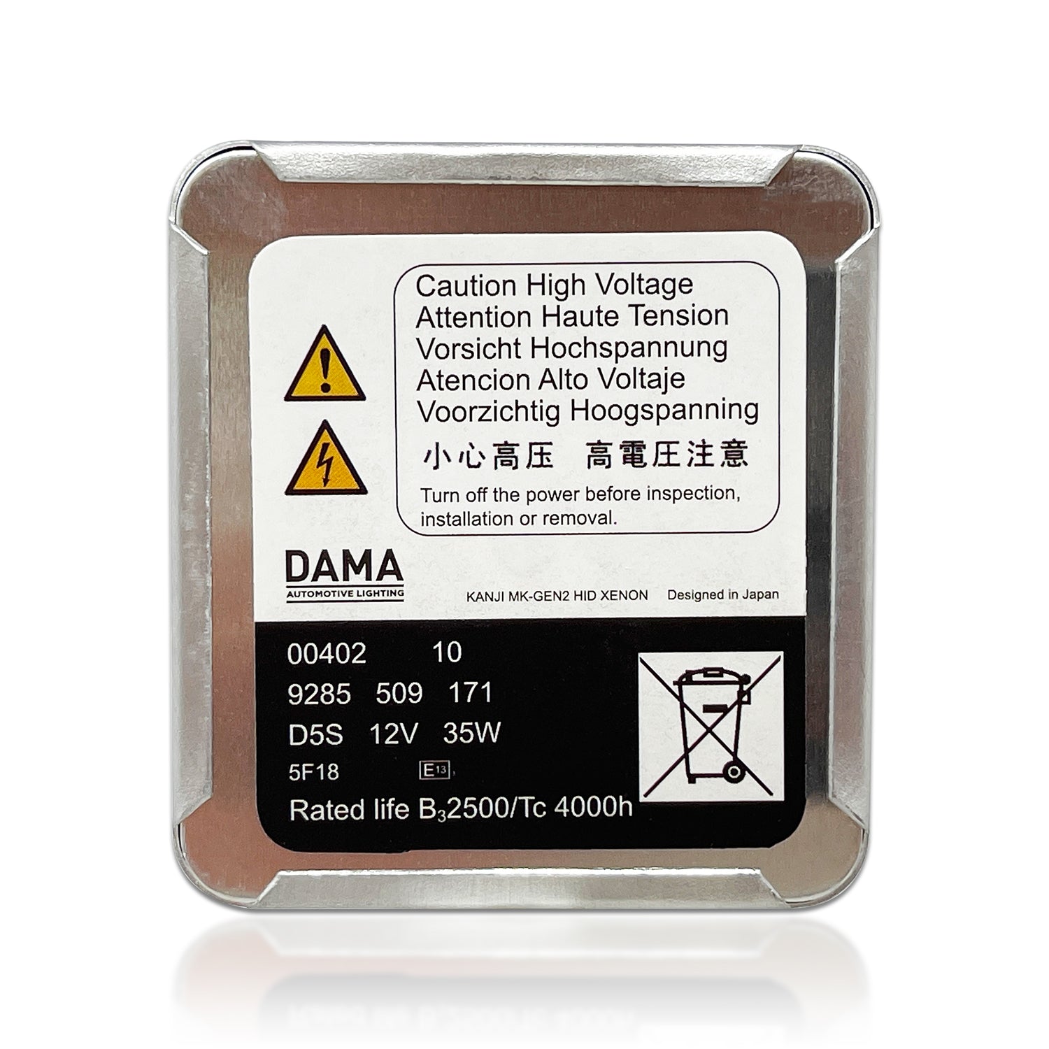 D5S DAMA Kanji Ultimate Vision LED D5S Headlight Bulbs 6000K 35W (Pack of 2)