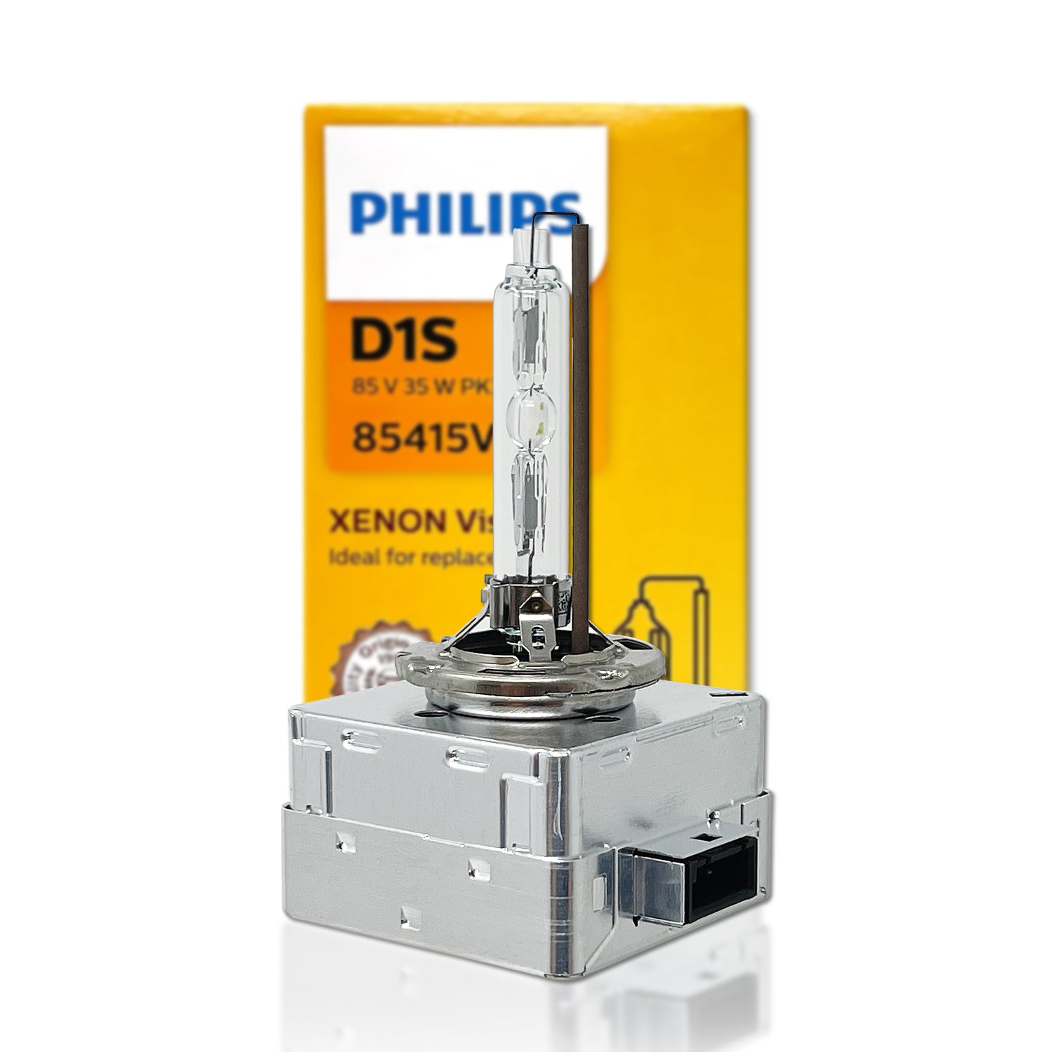 Philips D1S Standard Xenon HID Headlight Bulb, 1 Pack : : Car &  Motorbike