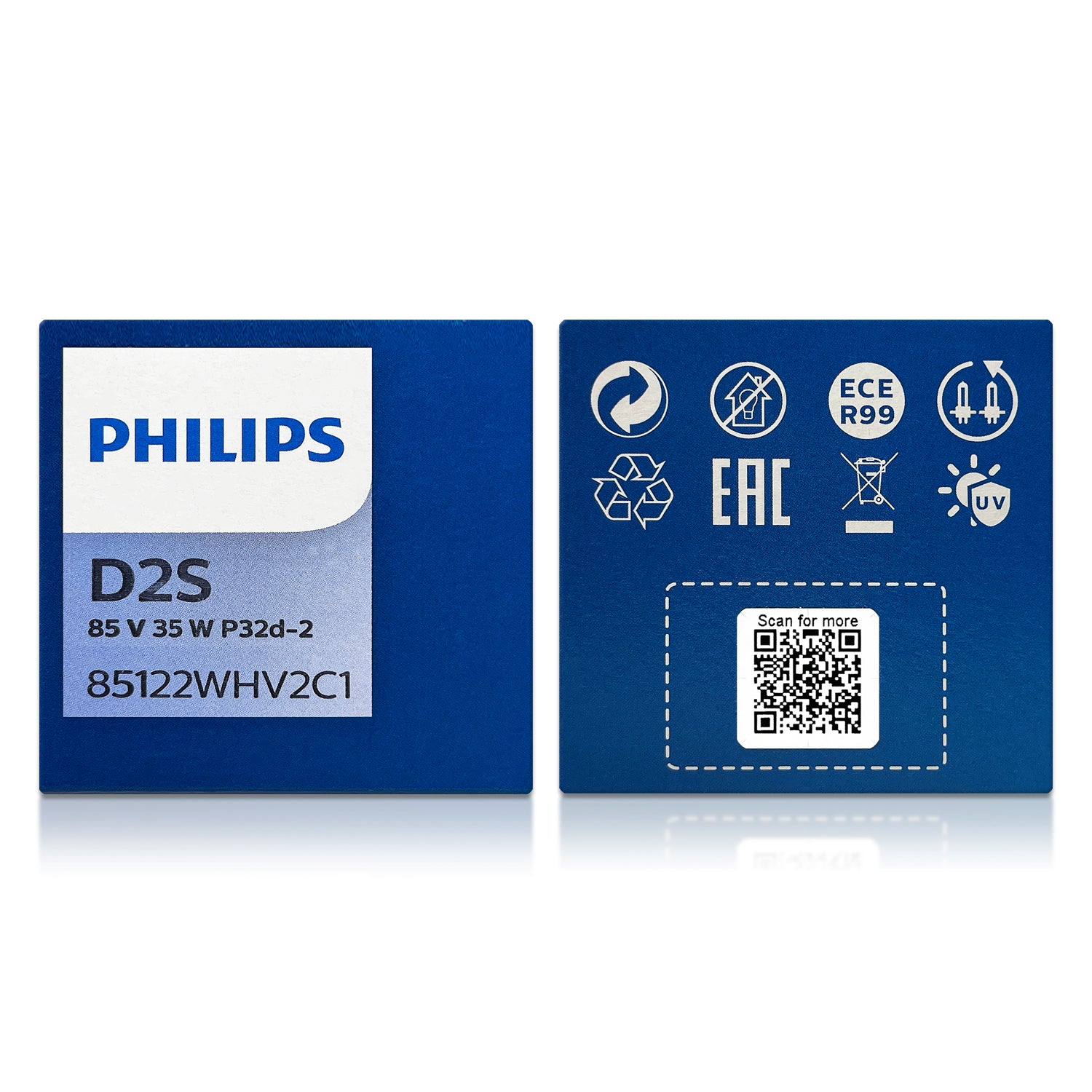 Philips Xenon WhiteVision D2S (Single)