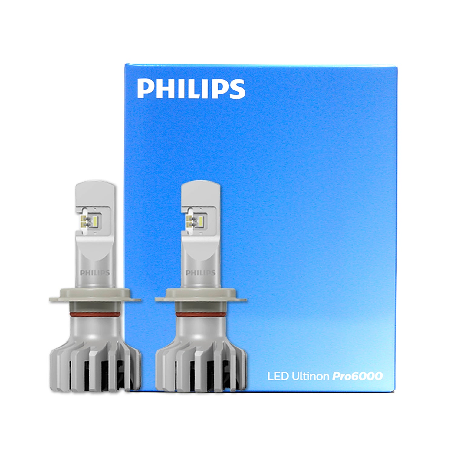 2x Philips Ultinon Pro6000 H4 LED 12V Duo Box Umrüstset +230% Helligkeit  StVZO