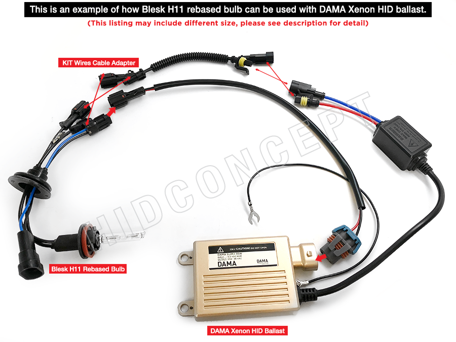 H11 Canbus HID Xenon Conversion Kit