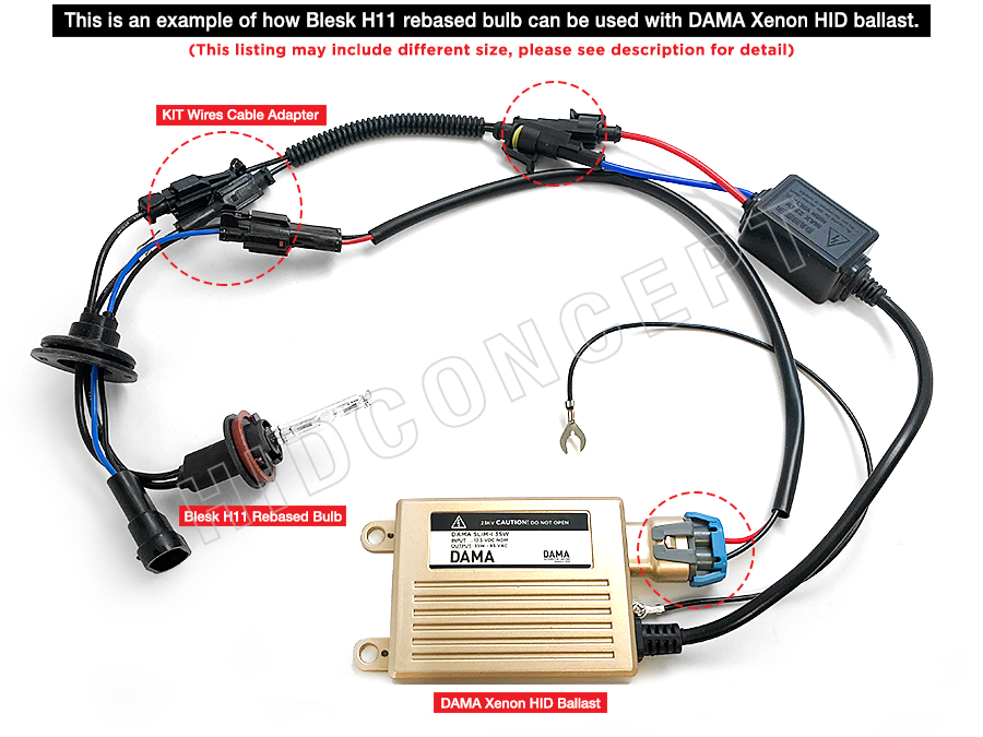 H7: Dama CANbus HID Xenon Conversion Kit