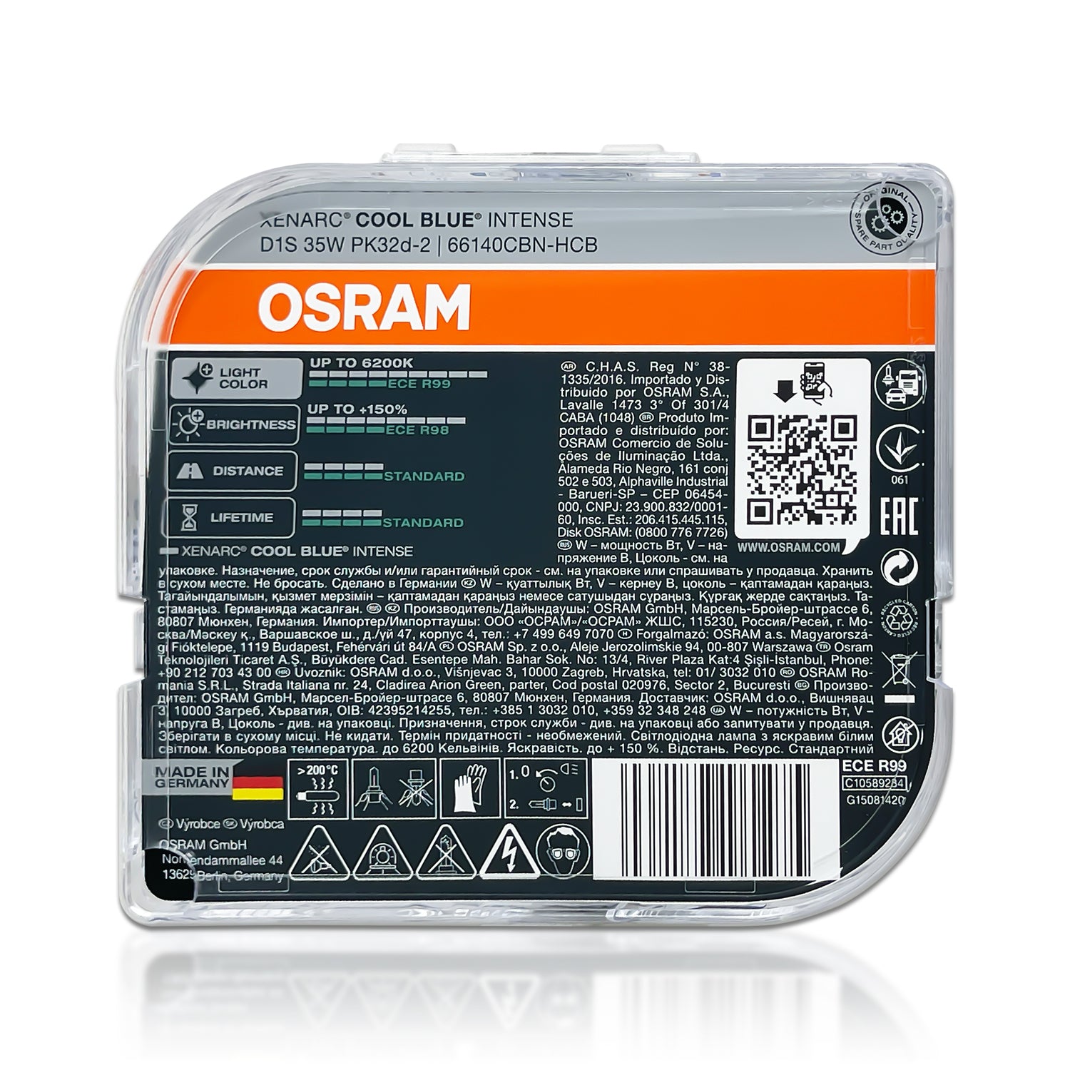 D1S: Osram 66140 OEM Original HID Xenon Bulb w/ Trust Code – HID CONCEPT