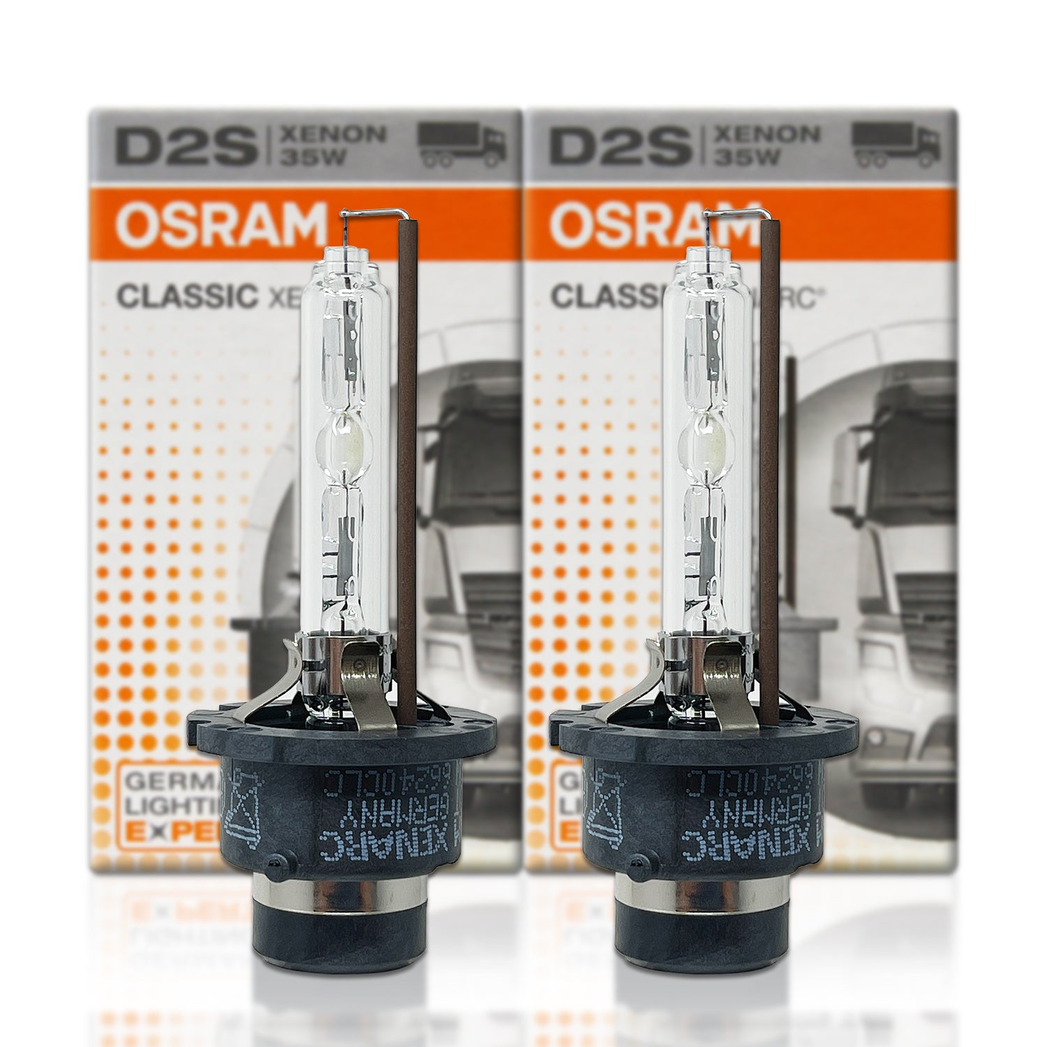 Osram D2S HID Xenon 6000k Bulbs