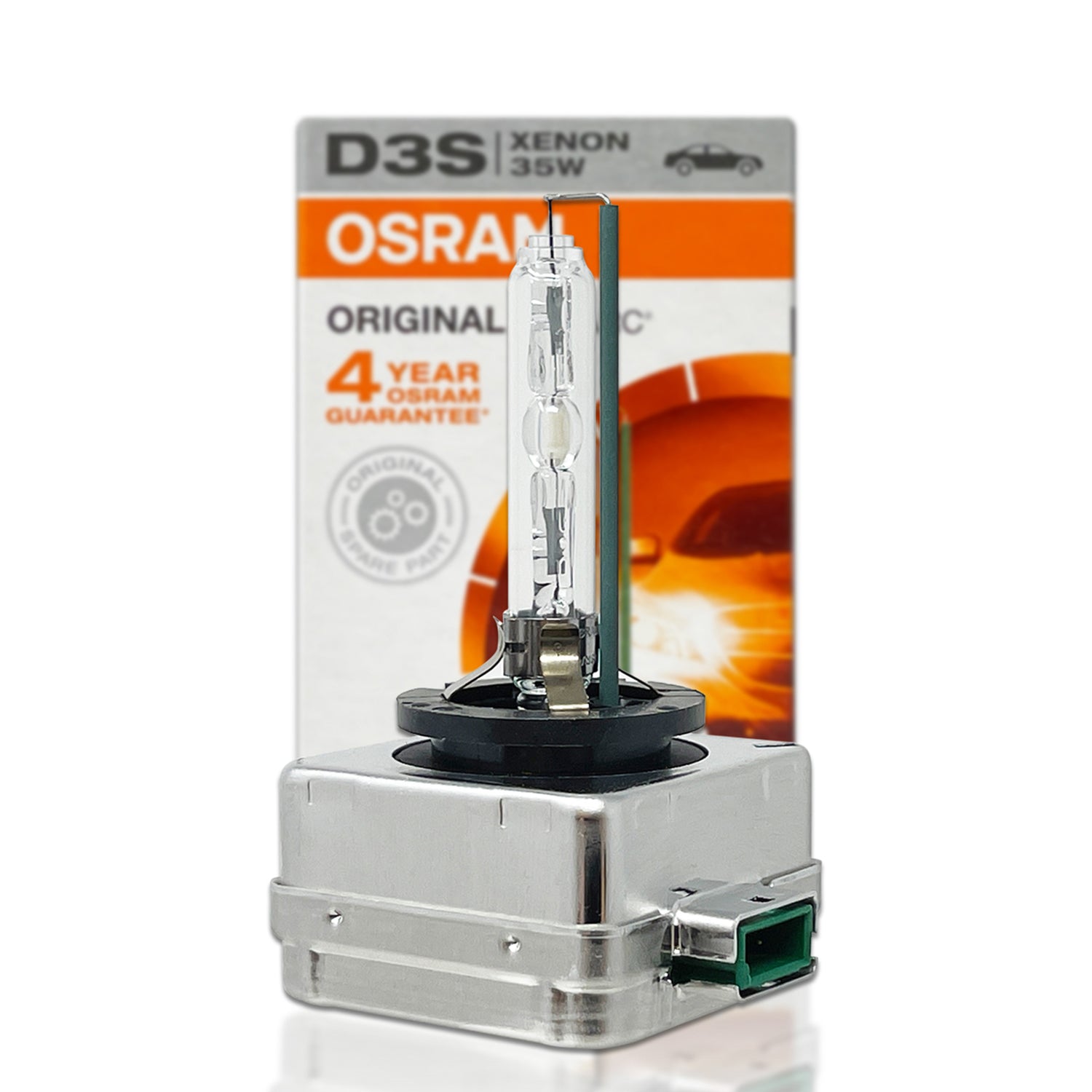  OSRAM XENARC Night Breaker Laser D3S, 200% more brightness, HID  xenon bulbs, discharge lamps, 66340XNL-HCB (twin) : Automotive