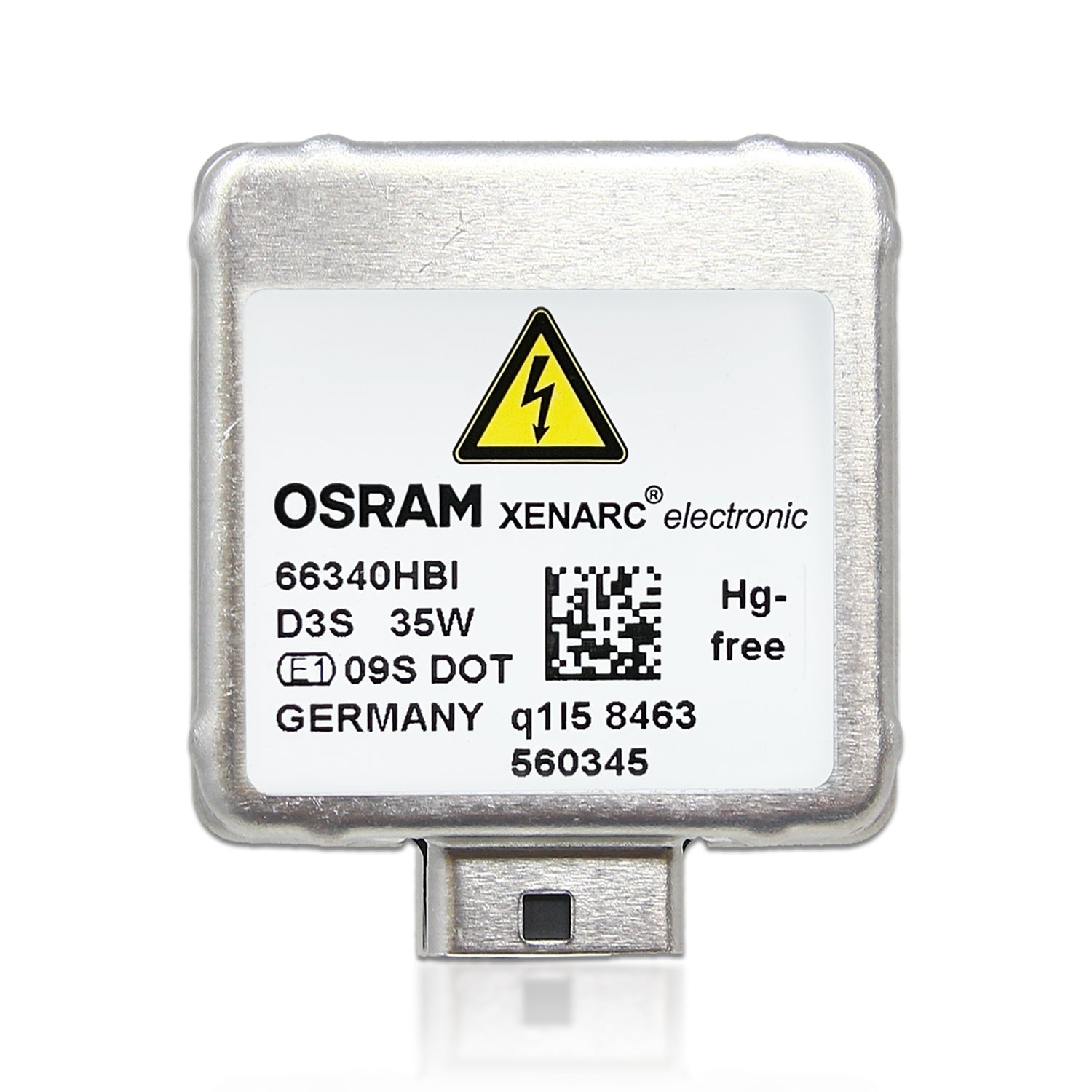  Osram 66340HBI Xenarc 35W D3S PK32D-5 4600K HID Xenon Light  Bulb (2 Pack) : Automotive