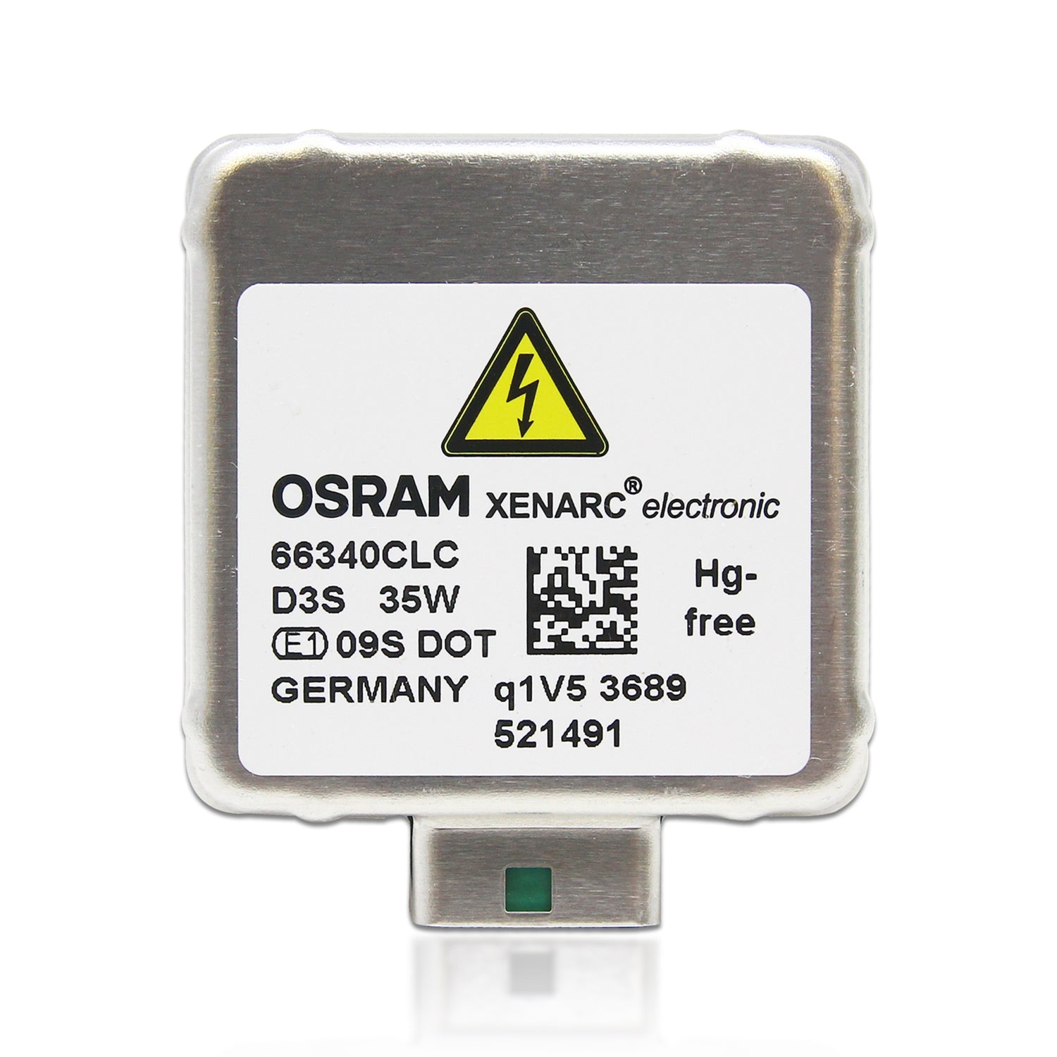 OSRAM D3S 66340CLC Xenon HID CLASSIC Original Car Xenon Headlight 12V 35W  4200K Standard White Light Auto Germany Bulb, 1x