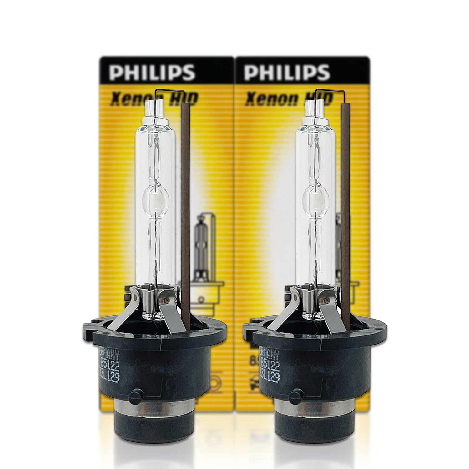 D2S: Philips 4300K Standard HID OEM Bulb 85122X2 (Pack of 2)