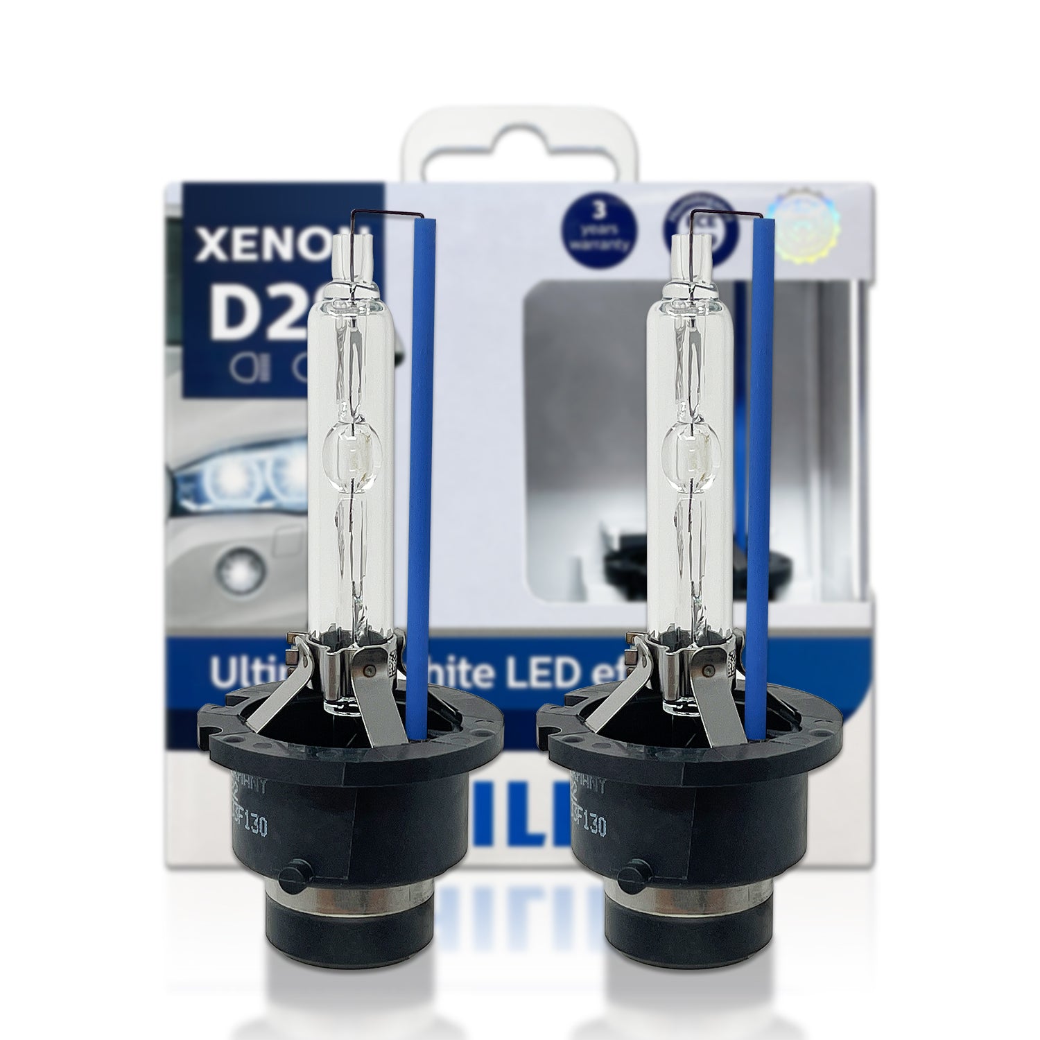 D3S Xenon Hid Headlight Bulbs, 6000K Pure White, 35W, OEM Quality Hid  Headlights, 66340/42403/42302 Hid Replacement Bulbs, Pack Of Two