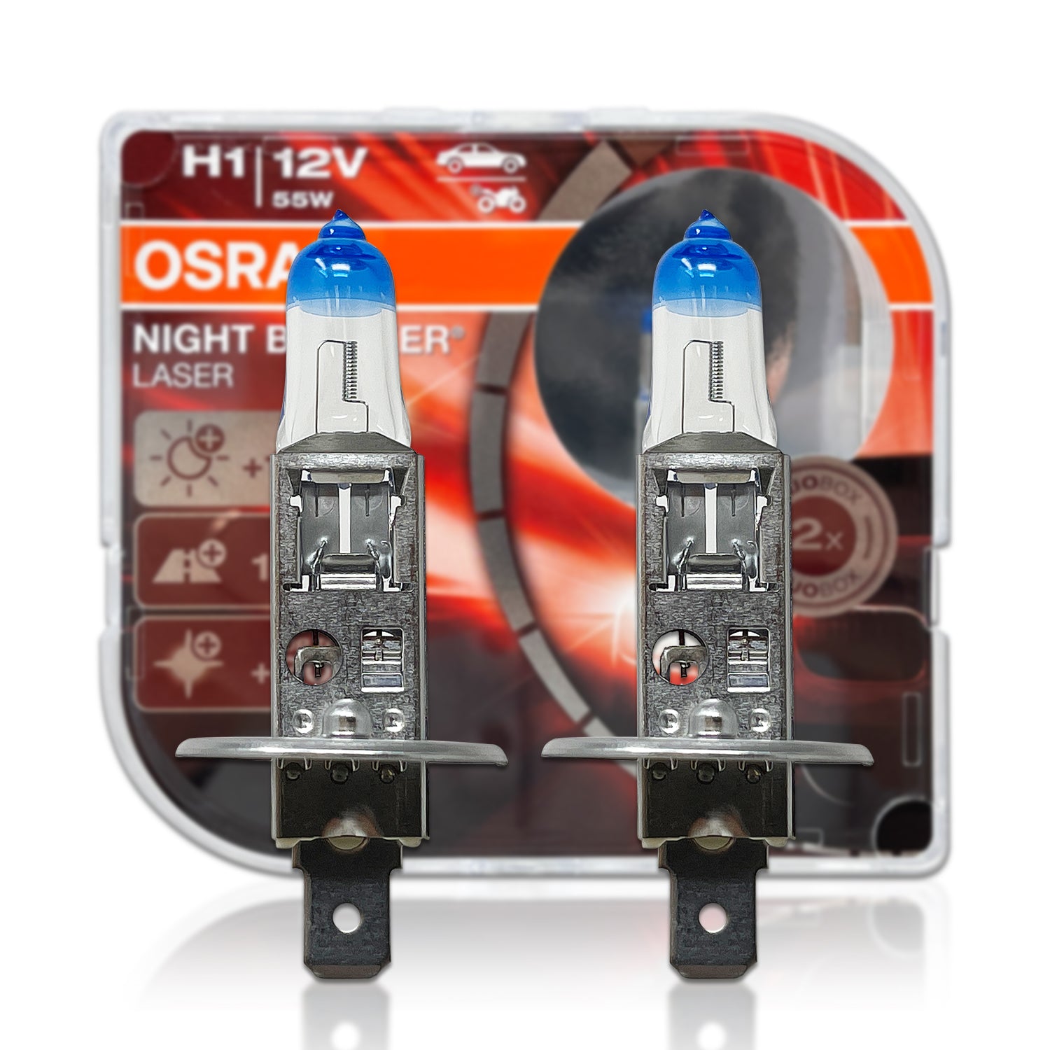 H1: Osram 64150NL Night Breaker Laser Halogen Bulbs – HID