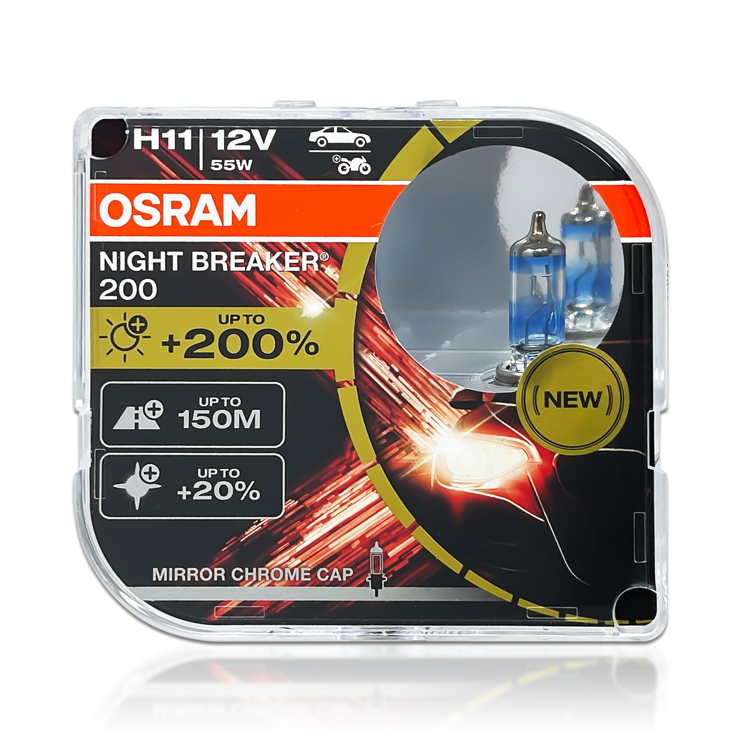 Buy OSRAM 64211NB200-HCB Halogen bulb Night Breaker H11 55 W 12 V