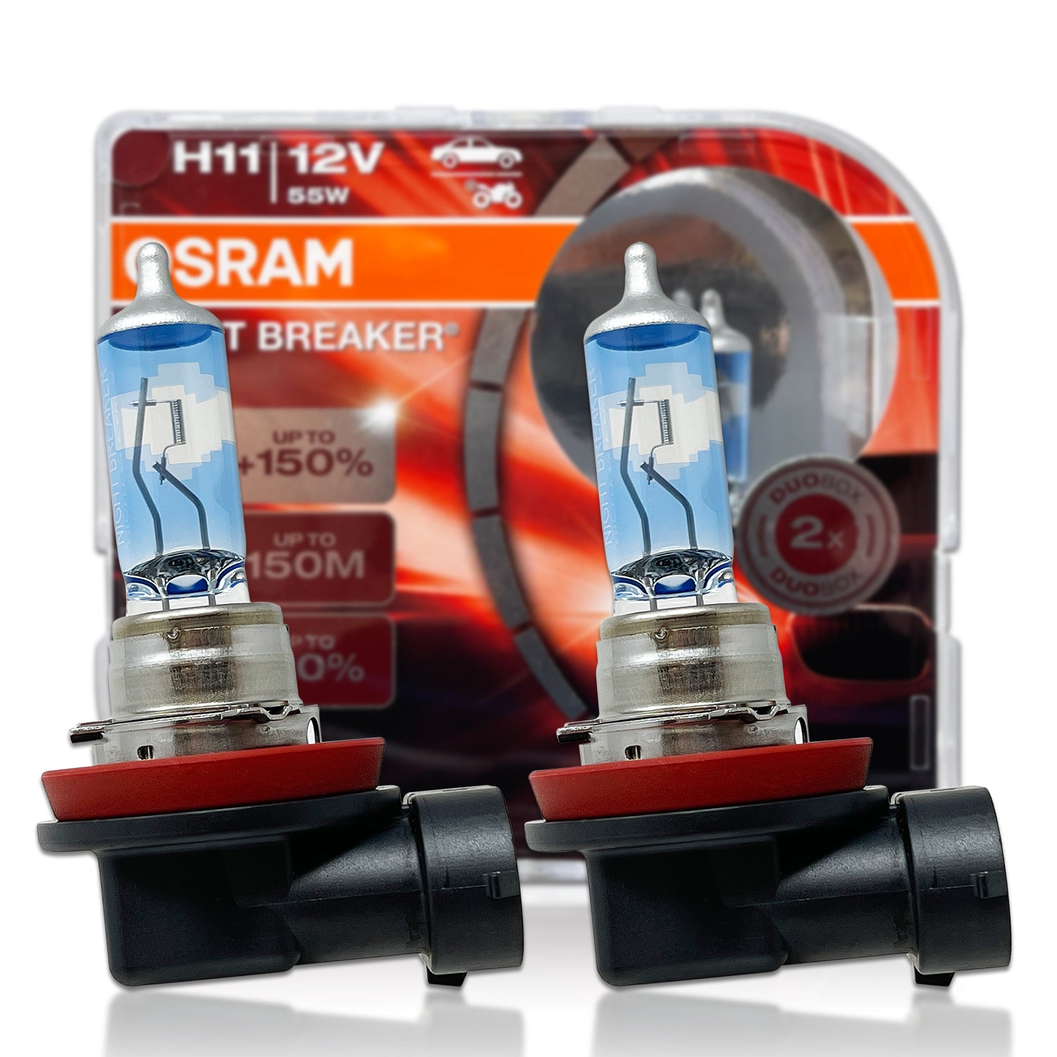 Osram LEDriving HL BRIGHT H8/H11/H16/H9 64211DWBRT-2HFB LED bulbs - up to  300% more light - 6000K - MK LED
