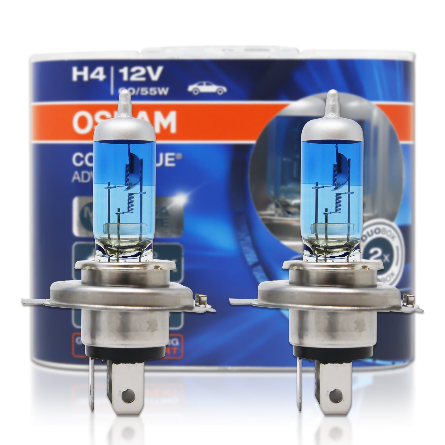 9003 H4 HB2: Osram 62193CBA Cool Blue Advance Halogen Bulbs – HID