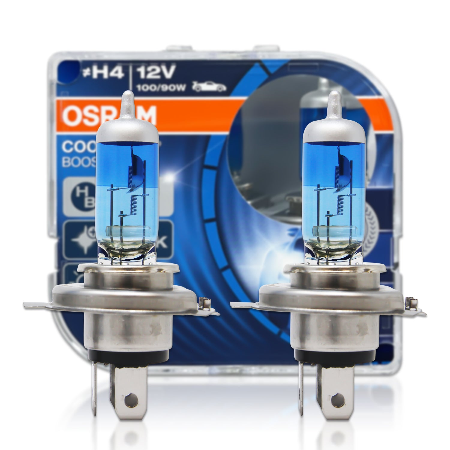9003 H4 HB2: Osram 62193CBB Cool Blue Boost Halogen Bulbs – HID CONCEPT