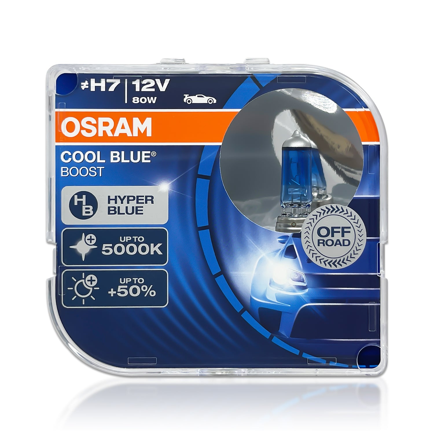 Ampoules Xénon H7 Osram Cool Blue Boost 5000K - 62210CBB