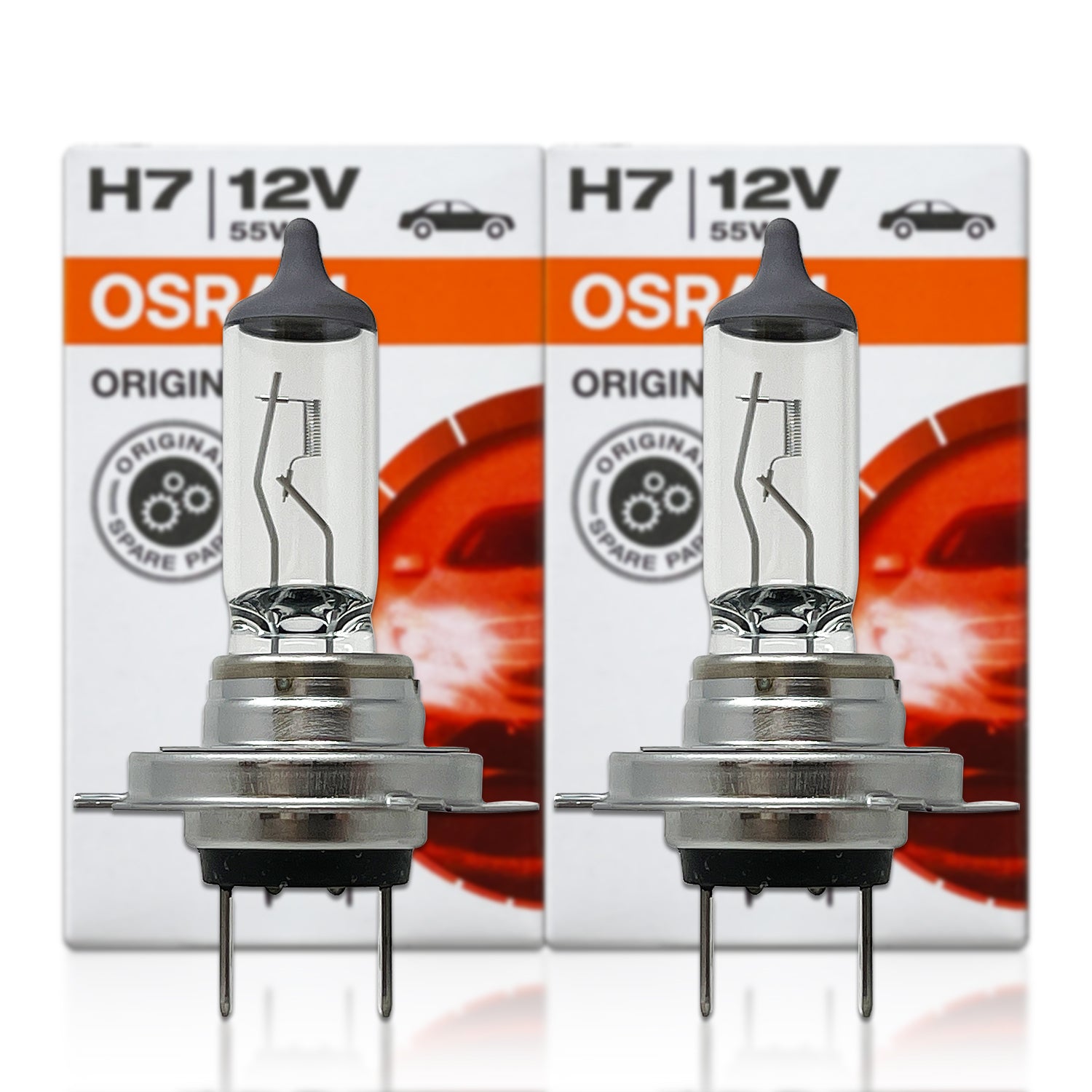 H7 headlamp bulb 12V 55W H7 PX26D E