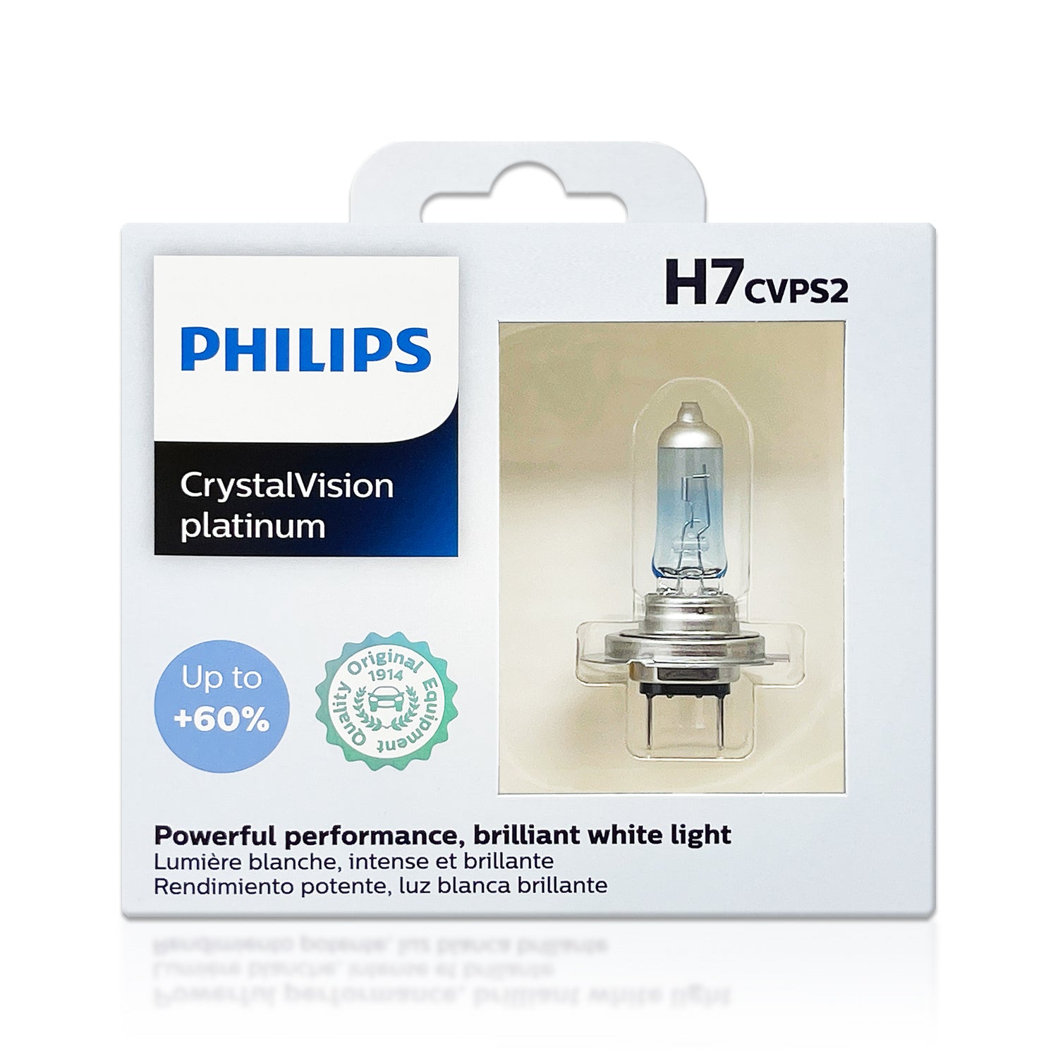 Philips Racing Vision GT200 H7 55W Two Bulbs Headlight Low Beam Upgrade  Stock OE