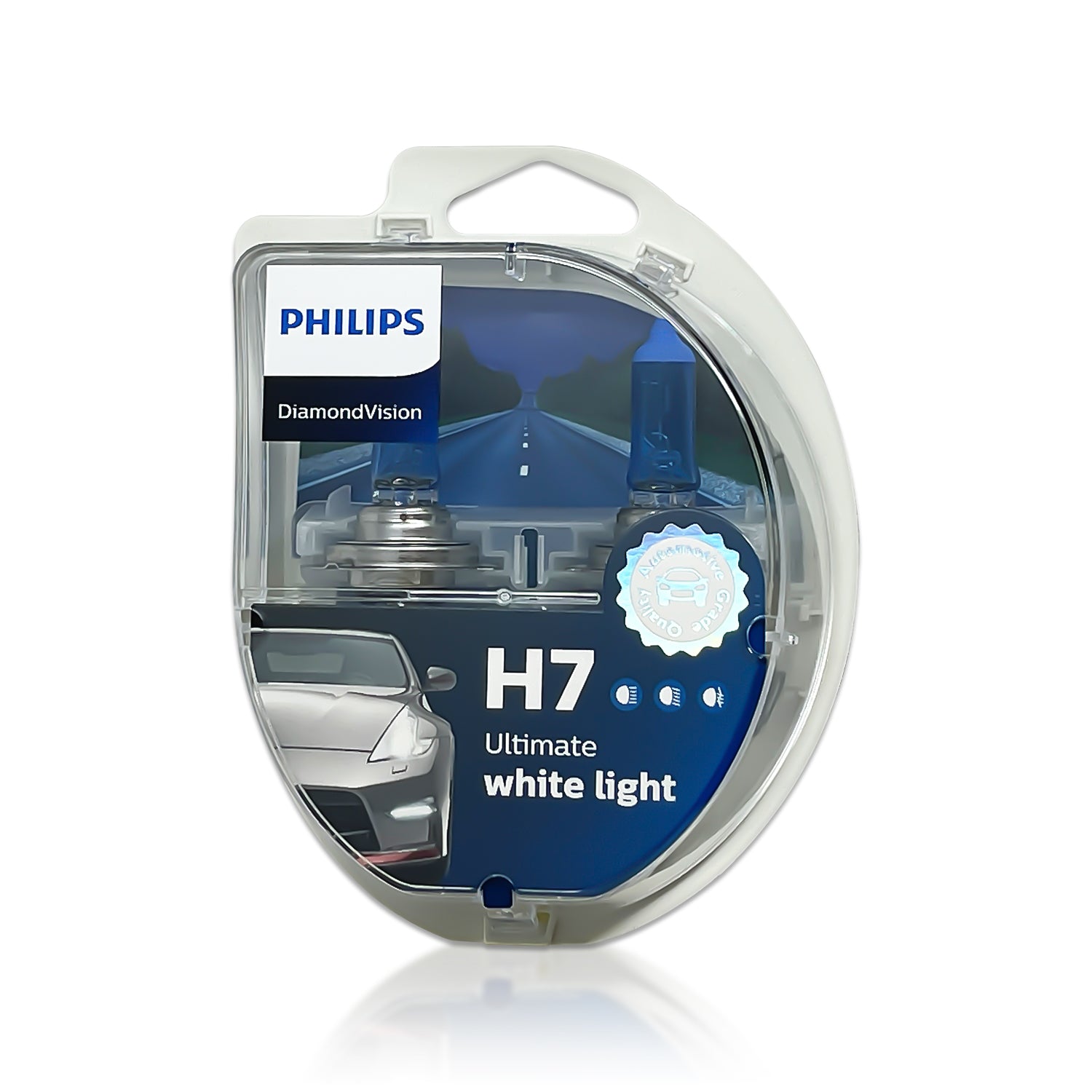 Philips - Diamond Vision H7 Halogen HID Bulbs (Pair)