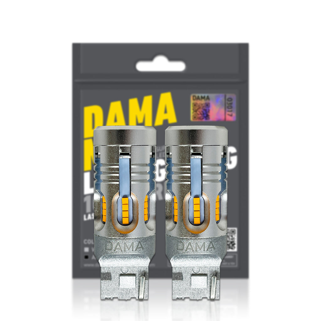 7440: Dama Mini White Amber LED Bulbs w/ CANbus 24CSP – HID CONCEPT