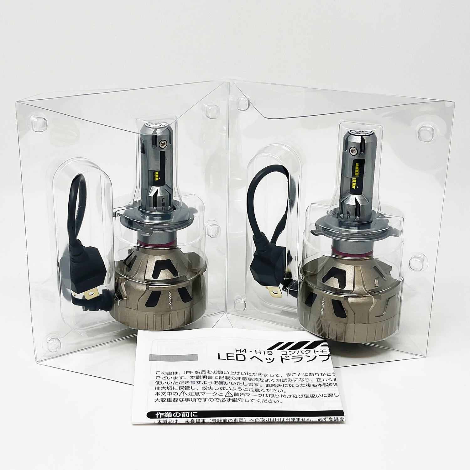 JDM IPF 9003 H4 HB2 F-Series LED Bulbs 6500K F341HLB – HID CONCEPT