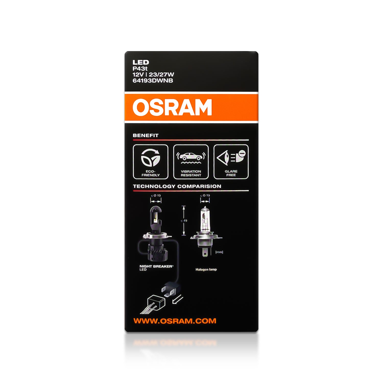 OSRAM LEDriving H4-LED Bulbs - Pack of 2