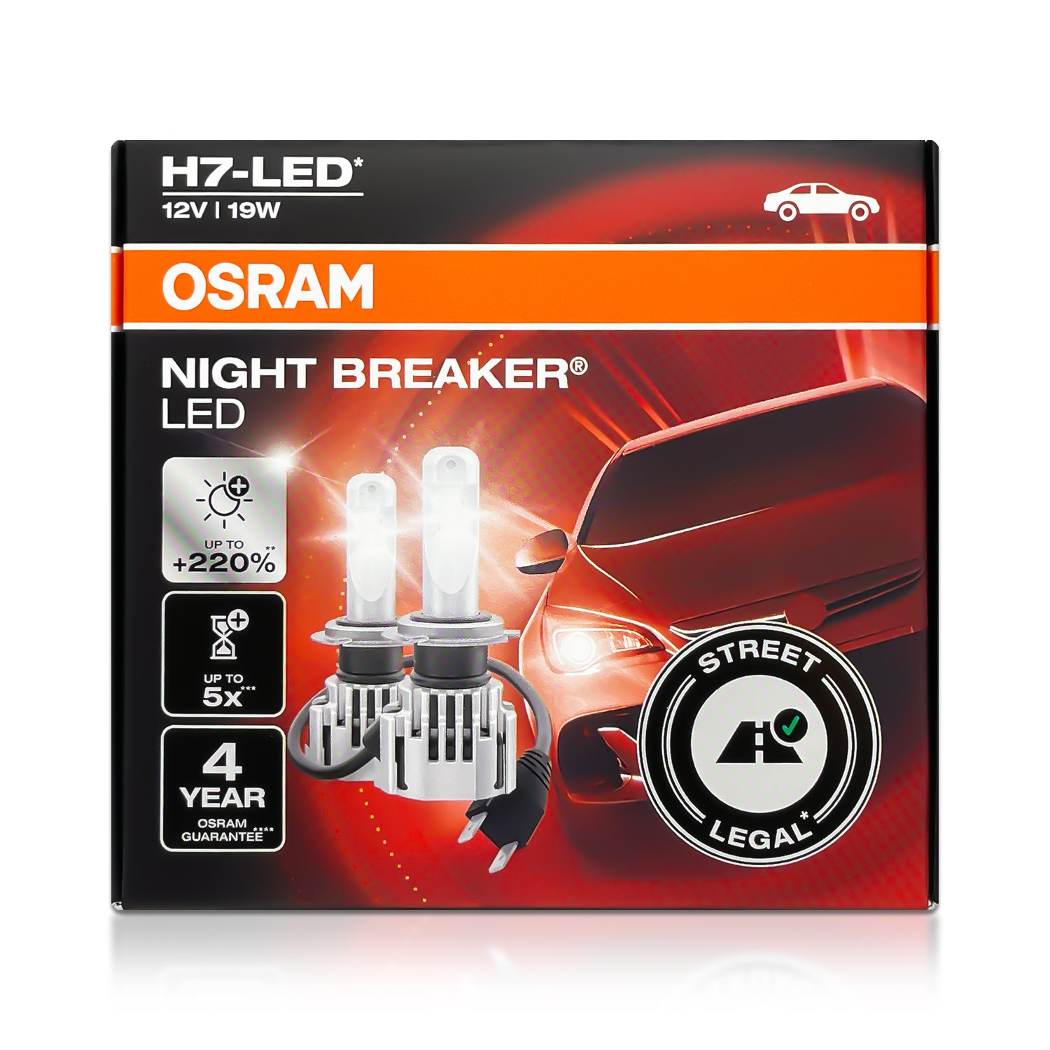 LED H7 Approved FORD Fiesta OSRAM NIGHT BREAKER