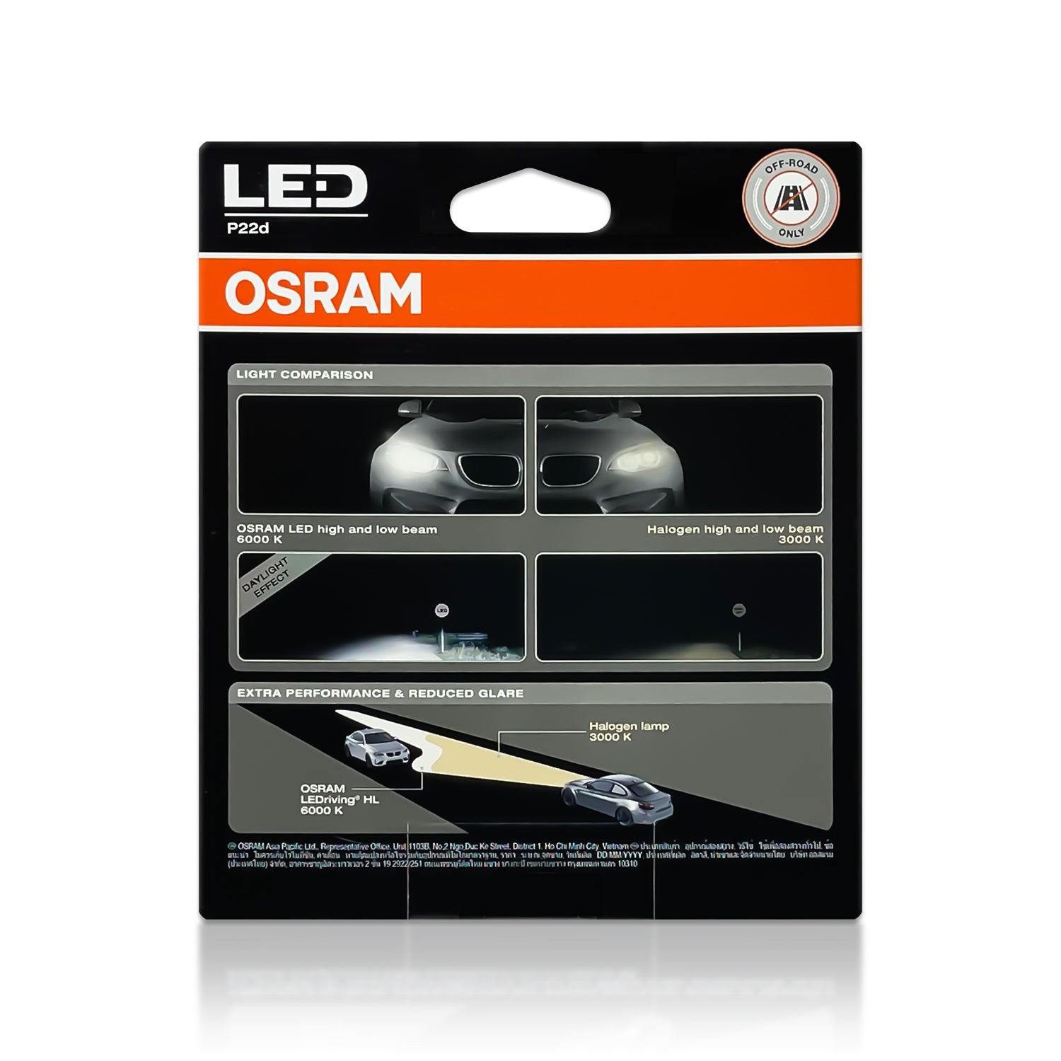 Kit LED HB4 / HIR2 Osram LEDriving HL BRIGHT 9006DWBRT-2HFB